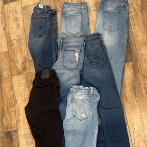 Stylish Women's Jeans Collection - Black and Blue